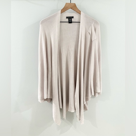 Parkhurst Natural Wrap Finley Poncho Beige One Size - Picture 4 of 8